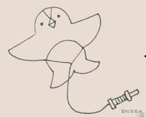 风筝简笔画图片大全集,捕捉蓝天下的飘逸之美
